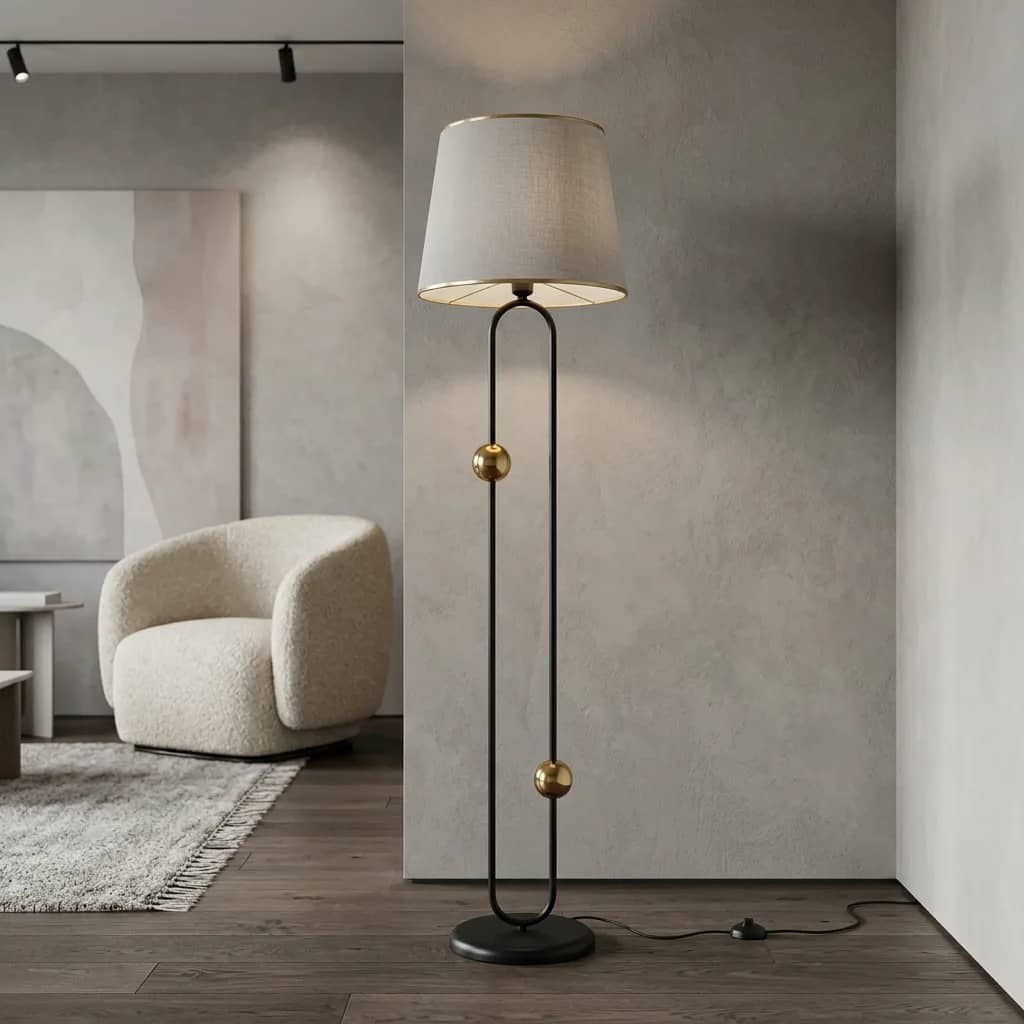 Sceptrum Konik Siyah & Gold Lambader