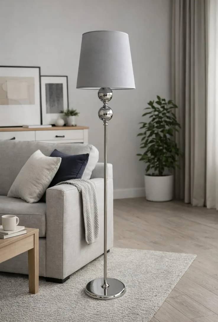Vega İki Top Krom Lambader