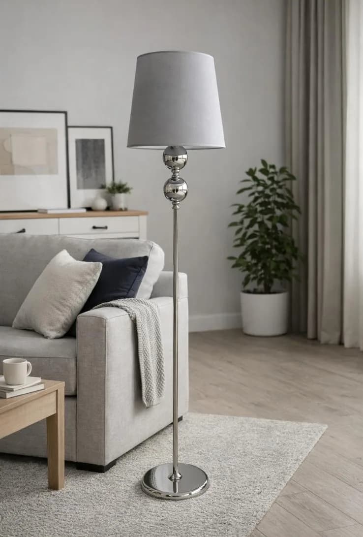 Vega İki Top Krom Lambader