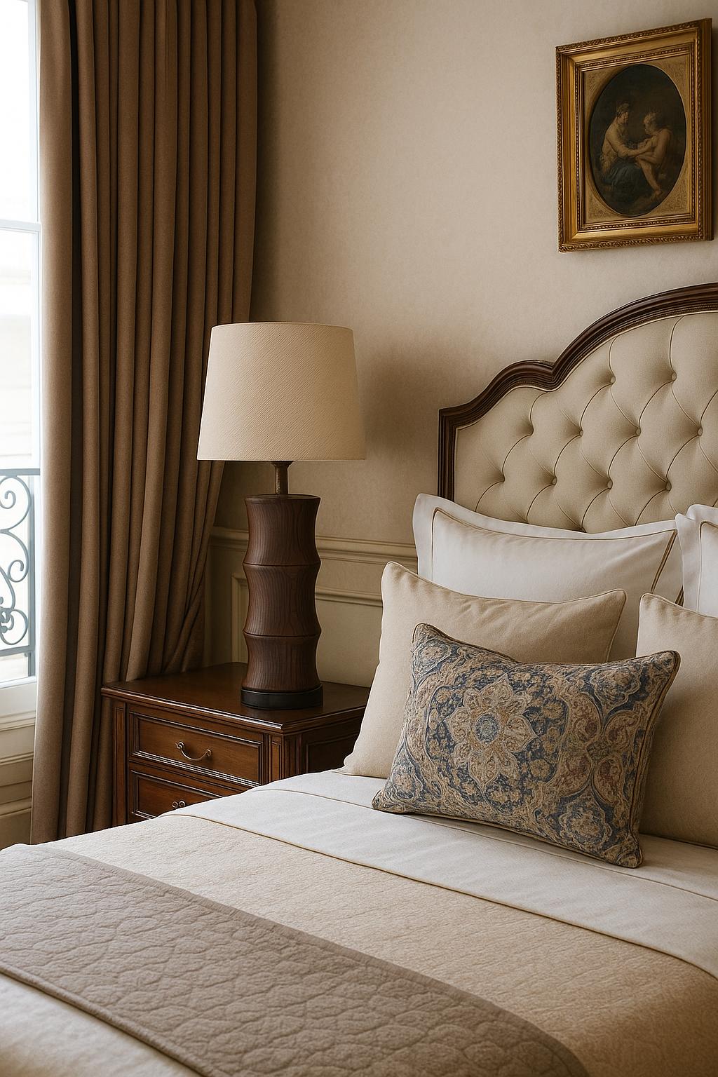 Ahşap Dalgalı Abajur