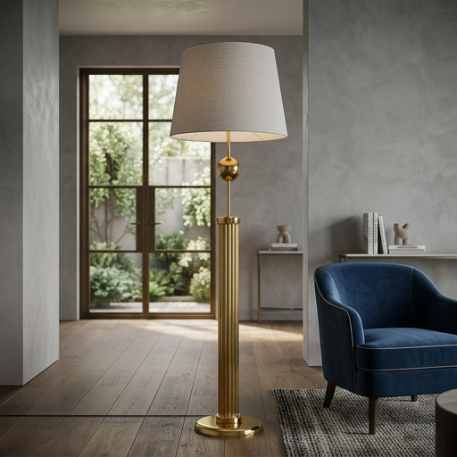 Airy Silindir Gold Lambader - Görsel 2