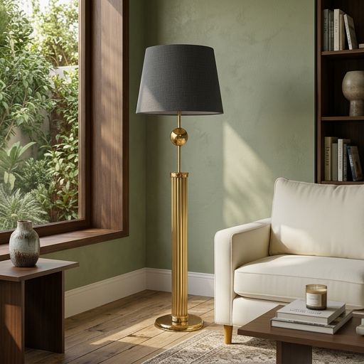 Airy Silindir Gold Lambader - Görsel 3