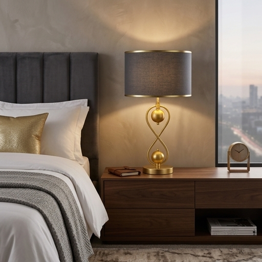 Sirius Gold Abajur - Görsel 3