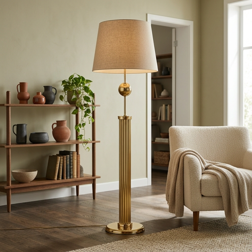 Airy Silindir Gold Lambader - Görsel 4