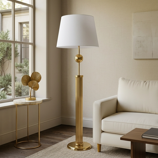 Airy Silindir Gold Lambader - Görsel 5