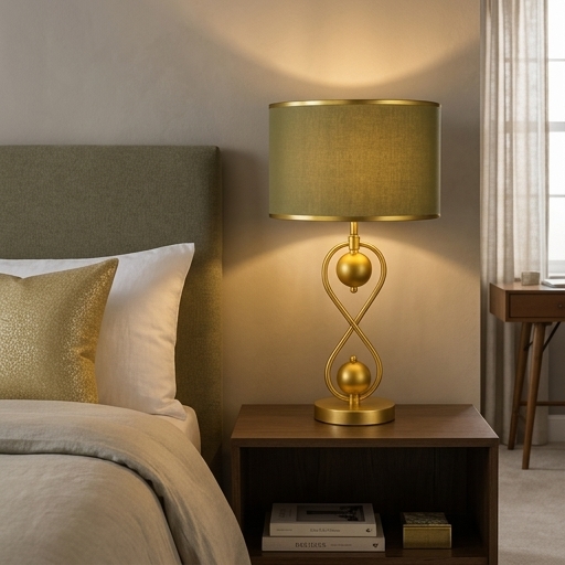 Sirius Gold Abajur - Görsel 7