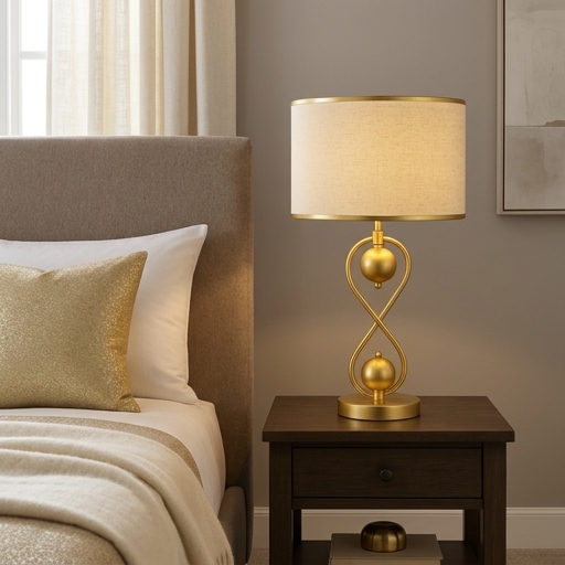 Sirius Gold Abajur - Görsel 13